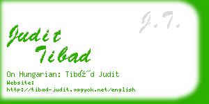 judit tibad business card